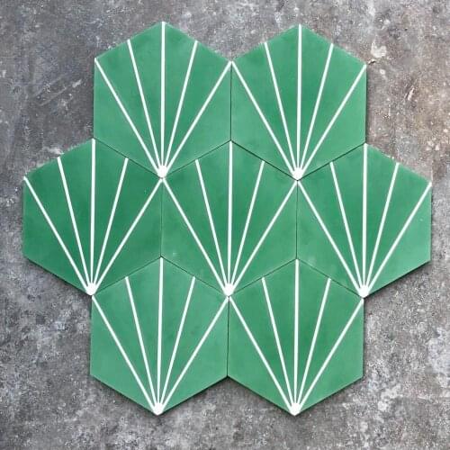 Silicone concrete brick molds wall terrazzo tiles molds concrete shower tile molds Hexagonal coaster mould