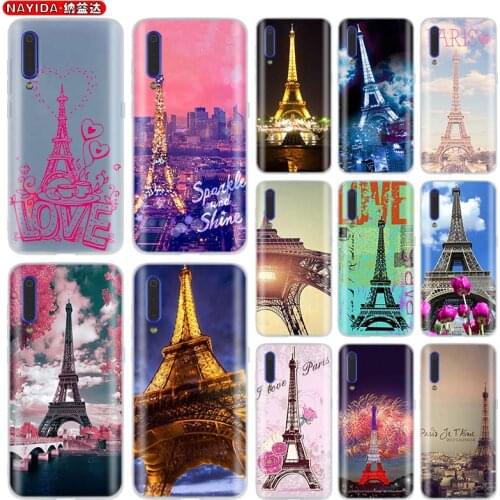 Anime Case for Xiaomi Mi 10 8 A2 A3 CC9 Lite 9 Note 10 Pro a1 a2 5x 6x Love Paris Eiffel Tower