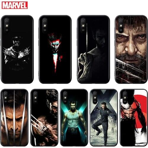 Silicone Cover Marvel Avengers Super Hero Wolverine For Xiaomi Redmi K40 K30i K30T K30S K20 10X GO S2 Y2 Pro Ultra Phone Case