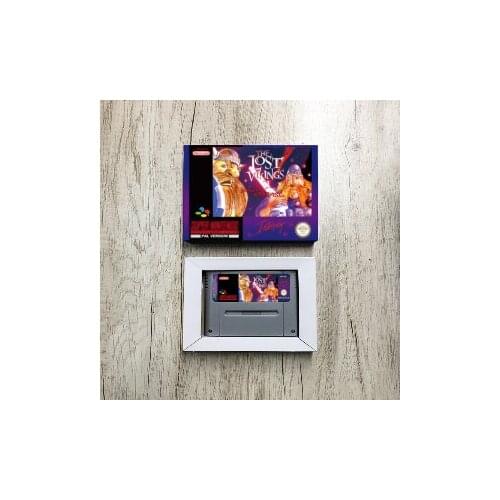 The Lost Vikings 2 - EUR Version Action Game Card With Retail Box