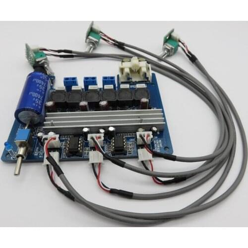 TPA3116 D2 DC 12V 24V 2*50W+100W 2.1 channel Audio subwoofer digital power bass amplifier AMP RCA