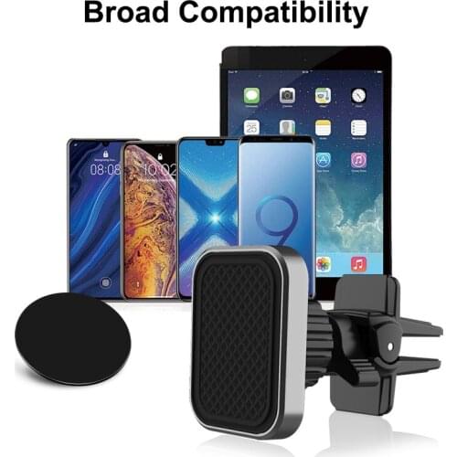 Fimilef Universal Magnetic Mount Universal Twist Lock Vent for Magnetic Car Holders Twist Lock for Mobile Phones and MiniTablets