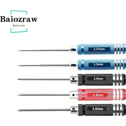 High Quality Screwdriver Tool 1.27 1.5 2.0 2.5 for 3d Printer Accessories Dragon Hotend Removal Tool 3D Printer Screwdriver Set