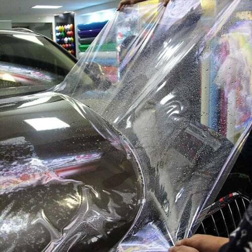 1pcs Car Sticker 3 Layer 300*30cm Abrasion resistance Clear Exterior Wrap
