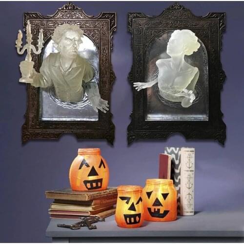 2Styles Halloween poster 3d photo frame Glow In The Dark Goth ghost picture frame house horror poster