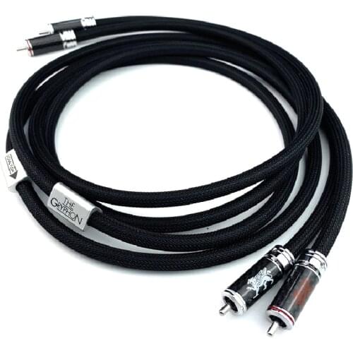 Gryphon VIP Series HiFi Audio RCA Cable Carbon Fiber Plug For Hifi CD Player Amplifier Amp