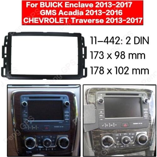 2 din Car Radio stereo Fitting Fascia installation For KIA Rio (UB) K3 Pride 2011-2015 Fascias Mount Panel Bezel fit trim dash
