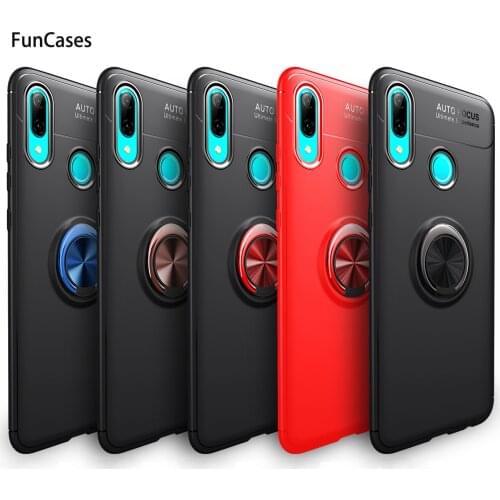 Cases Luxury For para Huawei P Smart 2019 360° Rotation Telefoon Telephone Case sFor Estuche Huawei Honor 10 Lite Soft TPU Cover