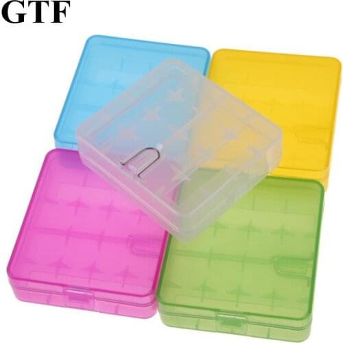 Battery case gtf 18650, for 4-piece, 18650, high quality, 5-color, pink, yellow, blue, green, white, 18650
