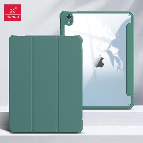 For iPad 8th Generation Case,Xundd Shockproof Back Transparet Tablet Cover For Apple iPad Air 4 10.9 iPad 10.2 inch 2020 Case