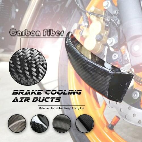 Carbon Fiber Air Ducts Brake Cooling Mounting kit Air Cooling Ducts System For for DUCATI HYPERMOTARD1100 EVO/SP 2010-2013
