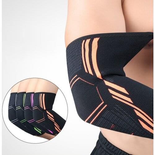 1PC Compression Elbow Support Pads Arm Sleeve Elbow Brace Elastic Brace Protector Crash-proof Fitness Arm Guard Sleeve