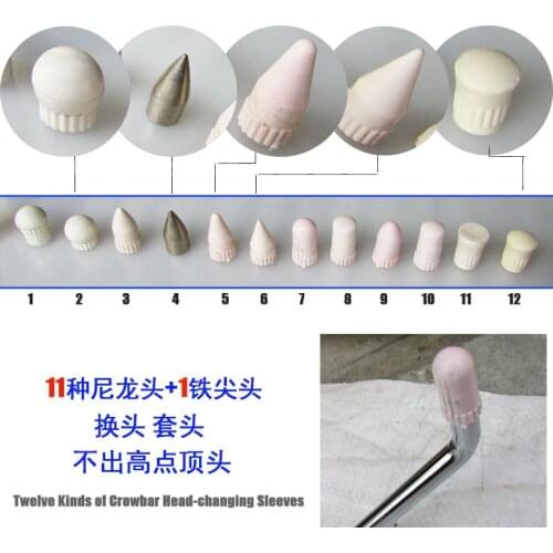 Magnetic PDR Hook Tools Push Rod Car Crowbar Paintless Dent Repair Tools PDR Dent Puller Lifter Kits Ding Hail Puller Set