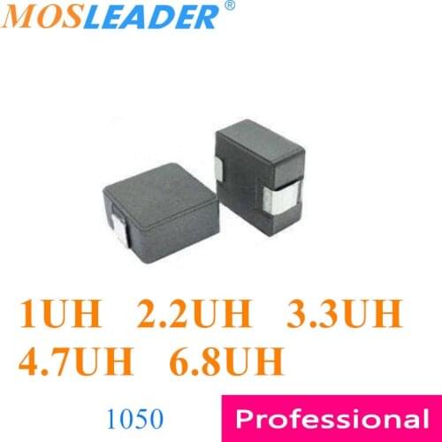 Mosleader 100pcs 1050 1UH 2.2UH 3.3UH 4.7UH 6.8UH 10*10*5 1R0 2R2 3R3 4R7 6R8 Molded power inductors Made in China High quality
