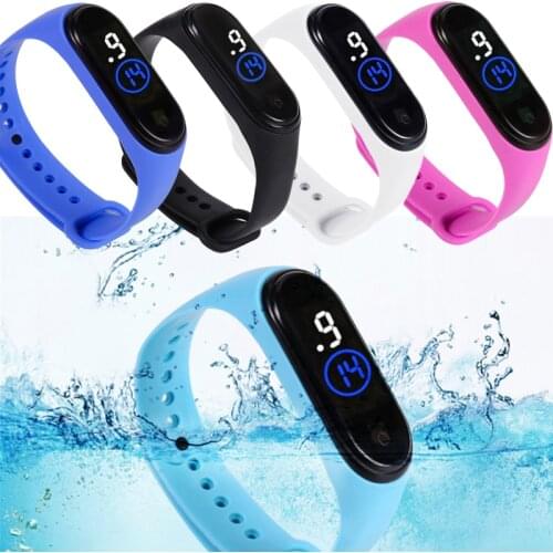 Mens Sports Couple Watch Waterproof Led Digital Watch Ultra-light Silicone Strap Women Student Electronics LED WristWatch