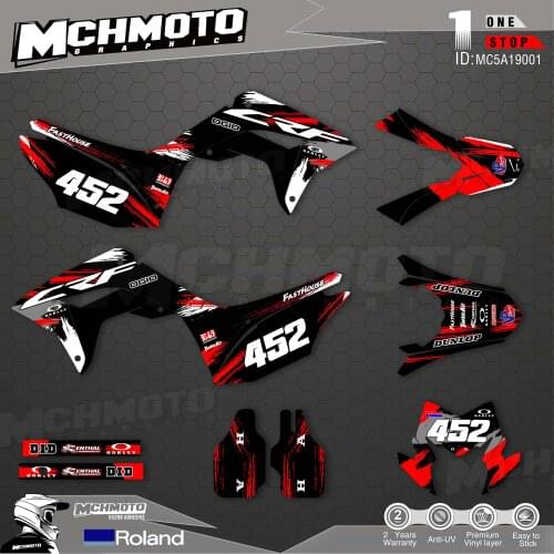 MCHMFG Customized Team Graphics Backgrounds Decals Custom Stickers For 19-21CRF150L 2019 2020 2021