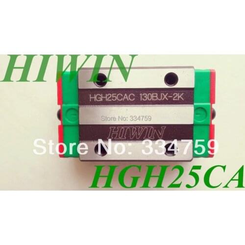 NEW HIWIN linear guide HGH25CA CNC rail block cnc parts for HGR25 linear guide rails block