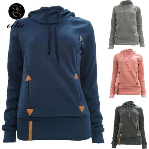Plain Sweatshirt 5xl Plus Size Hoodie With Pocket 4xl Poleron Mujer 2021 Ulzzang Turtleneck Hoodie Solid Tunic Long Sleeve Women