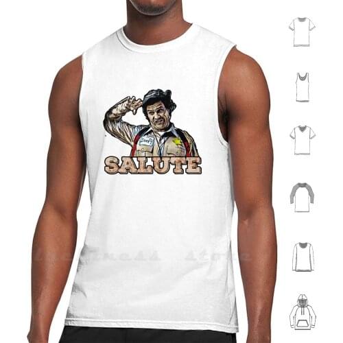 Salute Tank Tops Vest Sleeveless 1984 Movies Popular A Nightmare On Elm Street Beverly Hills Cop