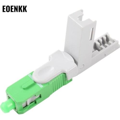 New Embedded SC APC Optical Fiber Connector Single Mode Optical Cable Quick Connector SC Optical Fiber Cold Connection