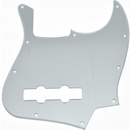 KAISH Silver Mirror JB Jazz/J Bass Pick Guard Scratch Plate with Screws