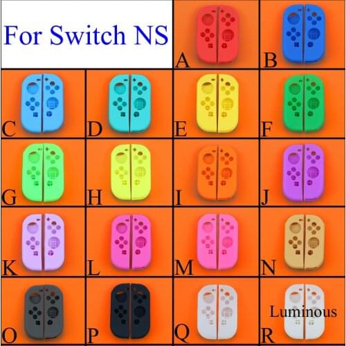 YuXi Silicone Rubber Skin Case Cover For Nintend Switch Joy Con Controller For NX NS Joycon Anti-slip Soft Case