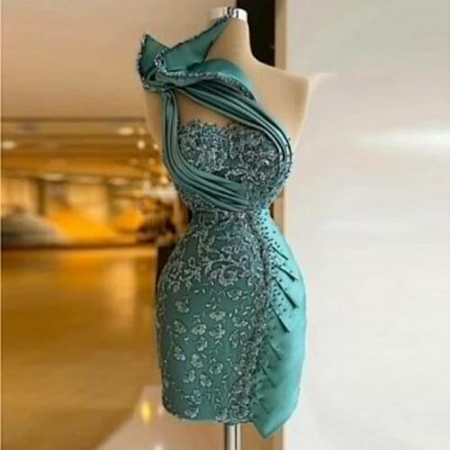 Женские коктейльные платья на одно плечо SoAyle China At AliExpress