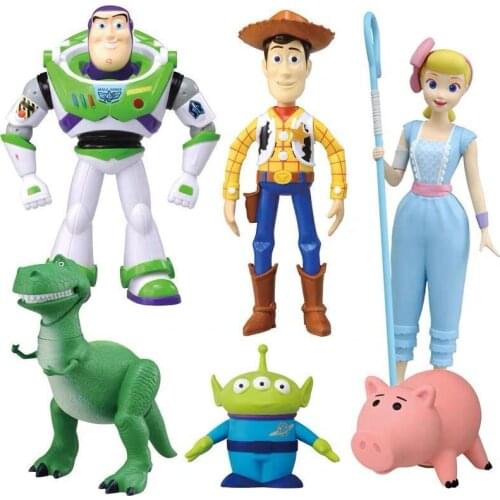 TAKARA TOMY Tomica Story Toys 4 Interactive English Speaking Voice Dolls Buzz Lightyear Woody Electronic Model Action Figure