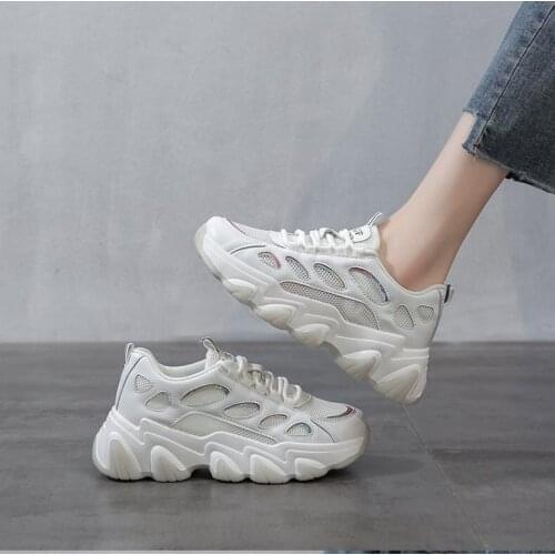 Womens Breathable Running Shoes Outdoor Light Weight Sports Casual Walking Vulcanized Shoe Comfortable Tenis Feminino Shoes