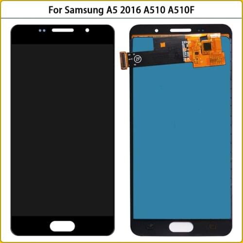 5.2'' For Samsung A5 2016 LCD Display Touch Screen Digitizer Assembly For Samsung A510 A510F A510M SM-A510F LCD Screen Replac