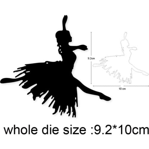 2020 new Craft dies Dancing Dress Fairy Metal Cutting Dies Stencils for DIY Scrapbooking dies Embossing Album Paper Cards Album