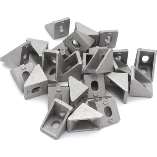 2020 Corner Bracket for 20mm Extrusion Size 20x20x17mm Pack of 25