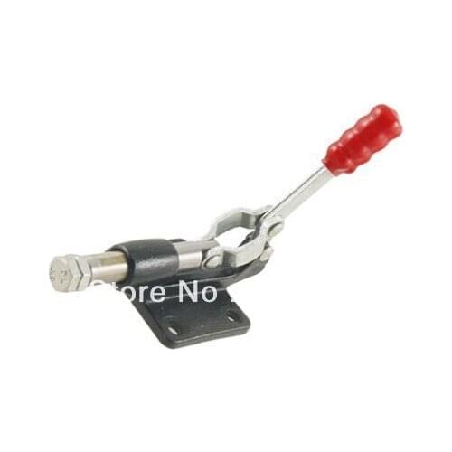 304-CM Plastic Coated 227Kg 500 Lbs Push Pull Toggle Clamp Hand Tool Compact Clamper Holding Capacity with Ductiles Iron Base