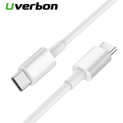 3A USB Type C Cable USB C to USB-C Cable for Samsung Galaxy S9 Note 9 3A Fast Charging Type C Cable for Oneplus USB 3.1 Cord