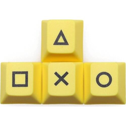 4pcs Ps4 Design Colorful Arrow Keycaps For Cherry Mx Switch Mechanical Gaming Keyboard Cherry Profile Sublimation PBT Keycaps