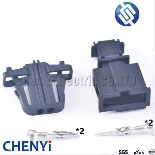 5 sets 2 Pin car License Light Socket Door Light Connector Trunk lights Horn Sensor Plug 3B0972712 1J0971972 For VW Audi Skoda