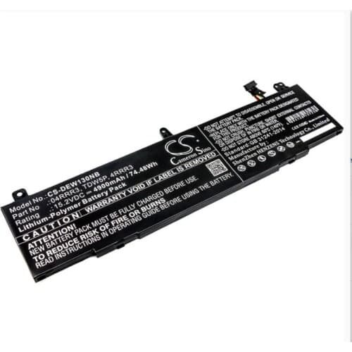 Cameron Sino 4900mah battery for DELL Alienware 13 R3 ALW13C 04RRR3 4RRR3 TDW5P Notebook, Laptop Battery