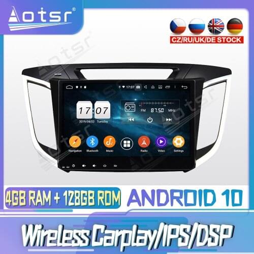 Android 10 PX6 128G For Hyundai IX25 2014 - 2015 Carplay DVD GPS Navigation Auto Radio Stereo Multimedia Player HeadUnit 2din