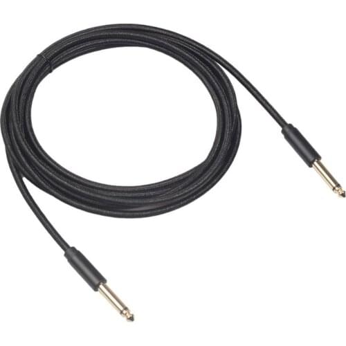 3m Male to Male Aux Cable 6.35mm Jack Audio Cable Portable Durable Tin-plated Copper Conductor Braided Jack Wire for Guitar
