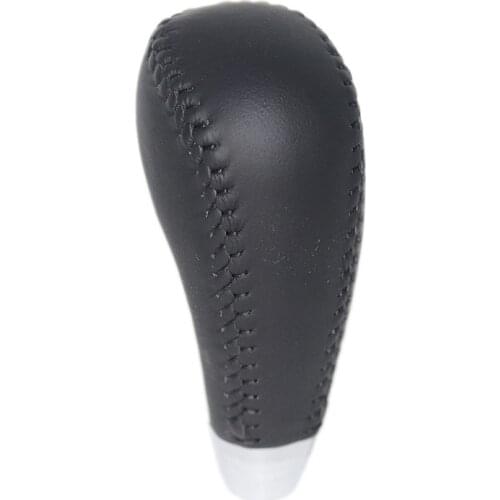 Automatic shift lever knob gear stick shift knob real leather for Hyundai Tucson Ix35 For Kia Sorento