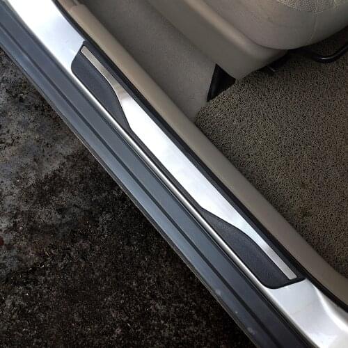 Auto Styling for ford escape Accessories 2014 2015 2016 2019 Stainless Steel Door Sill Scuff Plate Pedal Trim guards Car Sticker