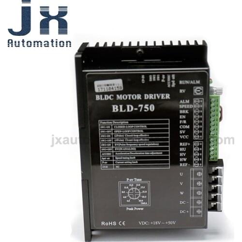 750W Brushless DC Motor Driver 24V/36V/48V Forward and Reverse Controller BLD-750