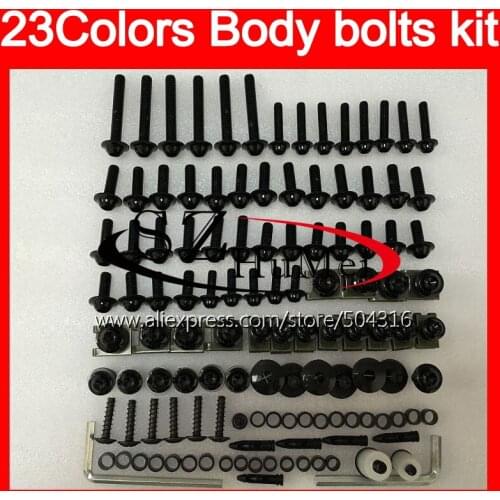 Fairing bolts full screw kit For SUZUKI GSXR750 96 97 98 00 GSXR600 GSXR 600 750 1996 1997 1998 2000 Windscreen bolt screws Nuts