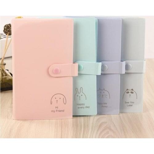 120 Pockets ID Holders Case Ticket Collection Book Stocks Cartoon Card Book Home Picture Case Storages for Dropshipping