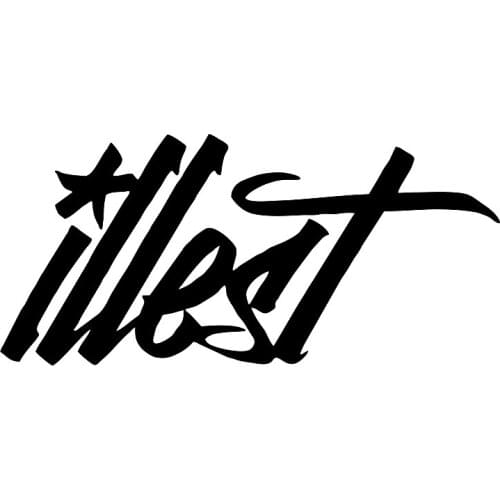 CS40059# Funny Vinyl Decal Illest 2 Car Sticker Waterproof Auto Decors on Car Body Bumper Laptoop Window