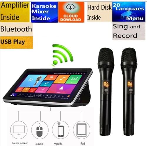 4TB Home Karaoke system Jukebox Machine touch screen karaoke player w 80k songs free song download