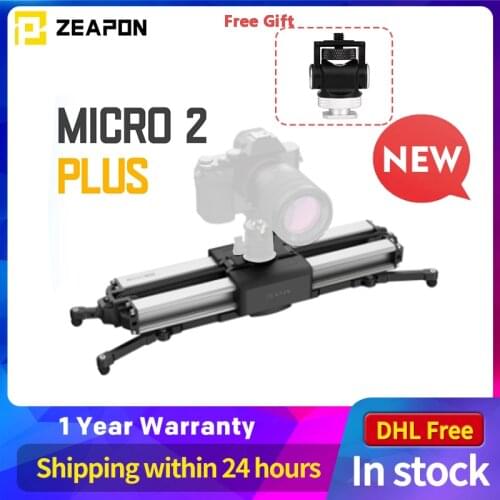 Zeapon Micro 2 Plus Camera Slider Travel Distance 56cm/22in 4.5KG All-Direction Capacity 30s Magnetic Quick Release Secure Lock