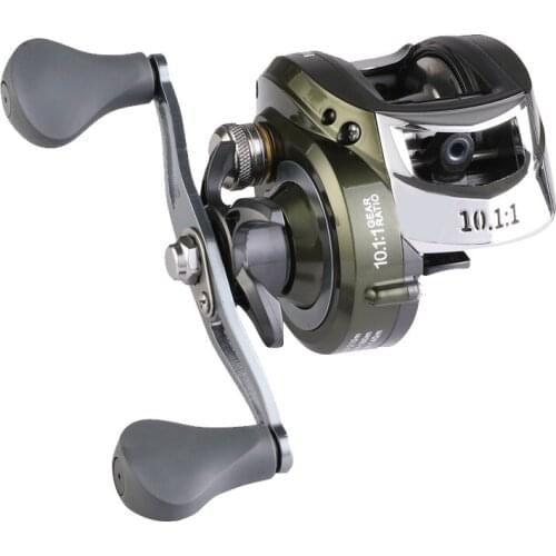 Baitcasting Reel 7.2 :1 Left Right Hand Magnetic Brake Fishing Wheel Slow Profile Reel Bait Casting Fishing Reel CarretilhaPesca