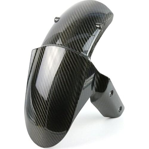 Fit For Kawasaki Z800 ZX10R Z1000 ZX6R Front Tire Cover Fender Mudguard Carbon Fiber