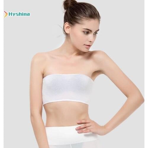 Summer Skimmer Thin Womens Bottom Underwear Anti Light Without Pad One Piece Strapless Bra Wrap